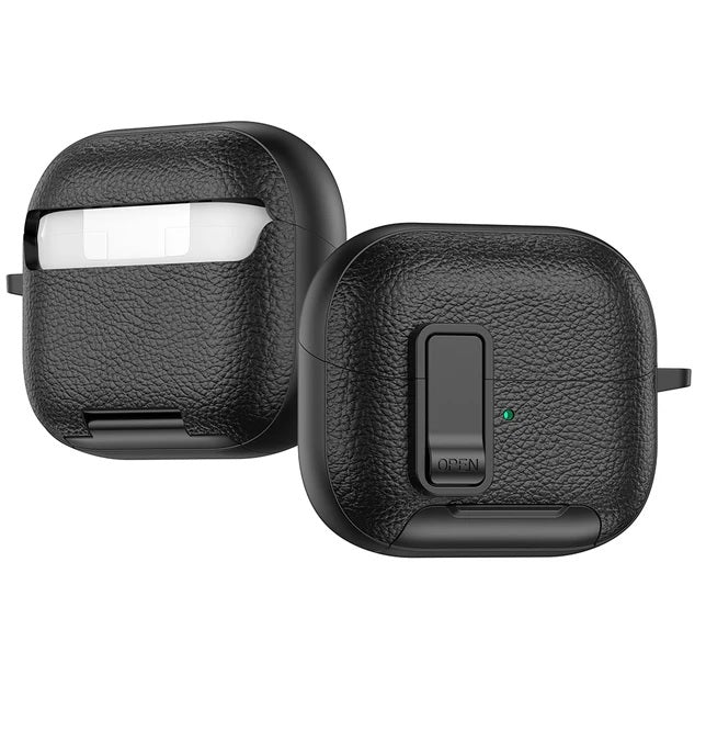 Premium Leather Shockproof Case for Samsung Buds3 / Buds3 Pro Premium Leather Shockproof Case for Samsung Buds3 / Buds3 Pro